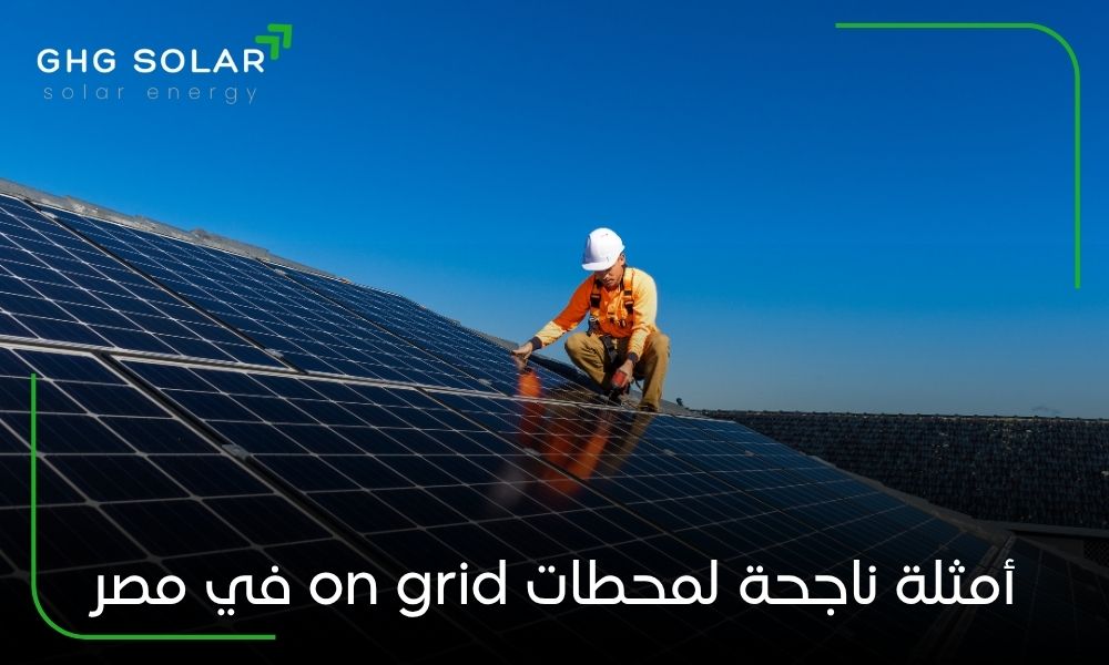 أمثلة ناجحة لمحطات on grid في مصر