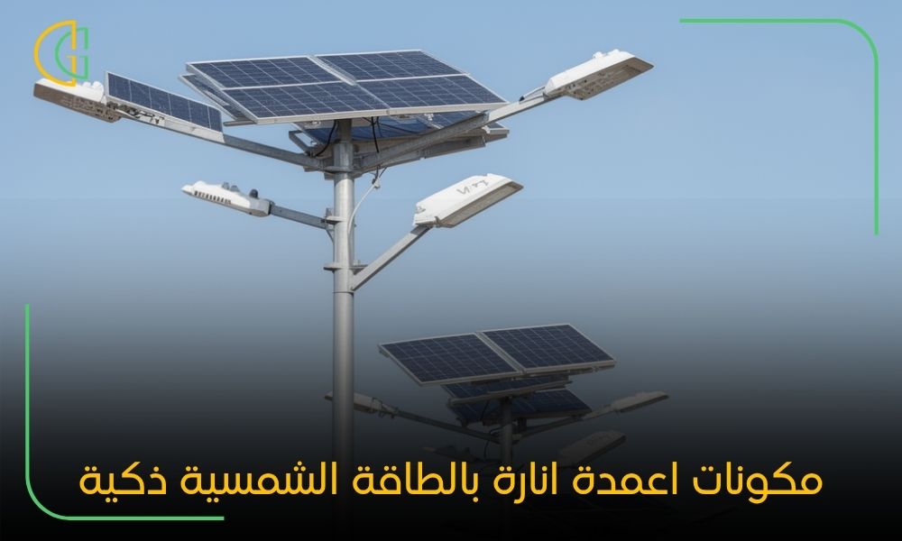 اعمدة انارة بالطاقة الشمسية ذكية