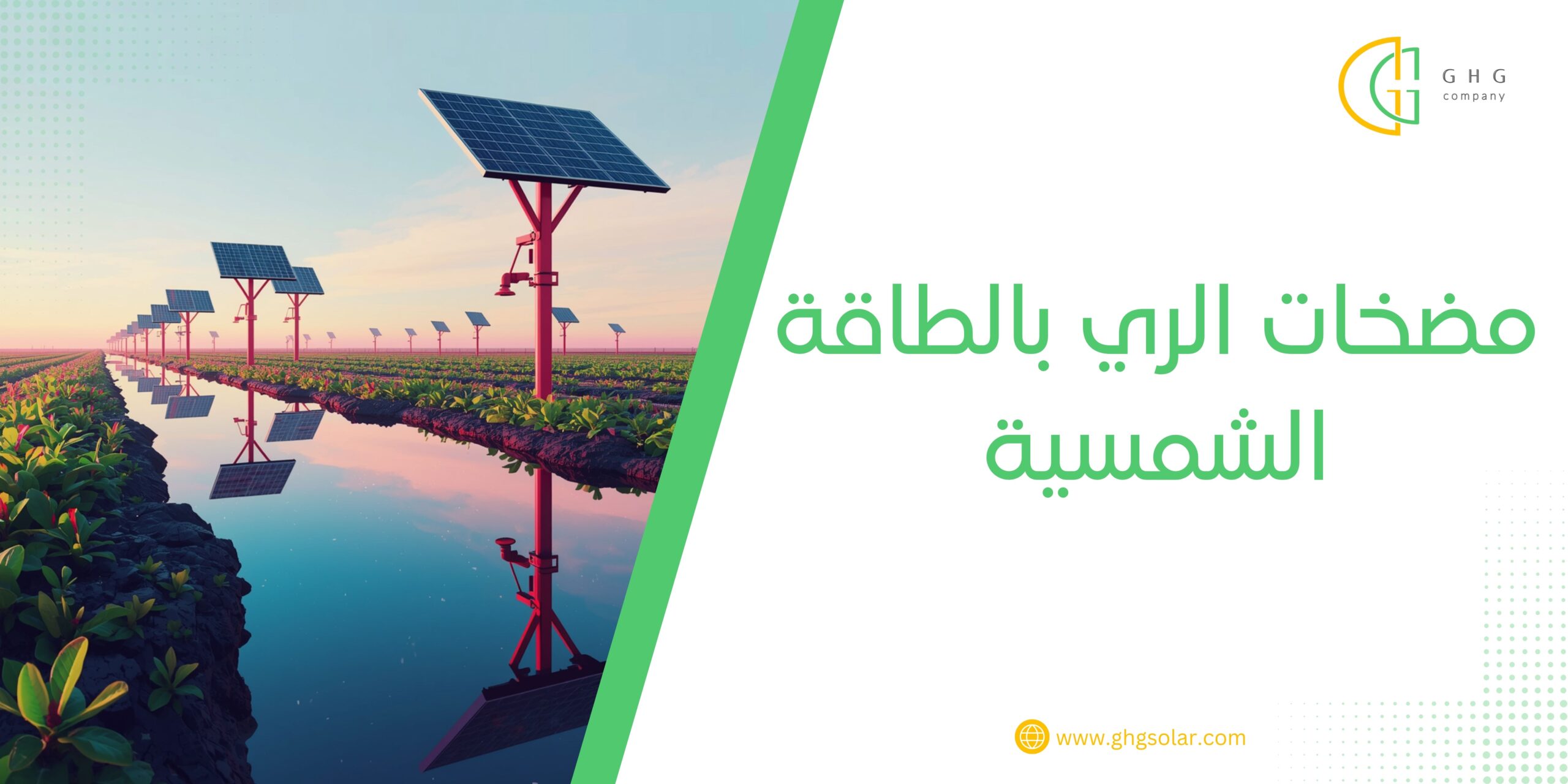 مضخات الري بالطاقة الشمسية